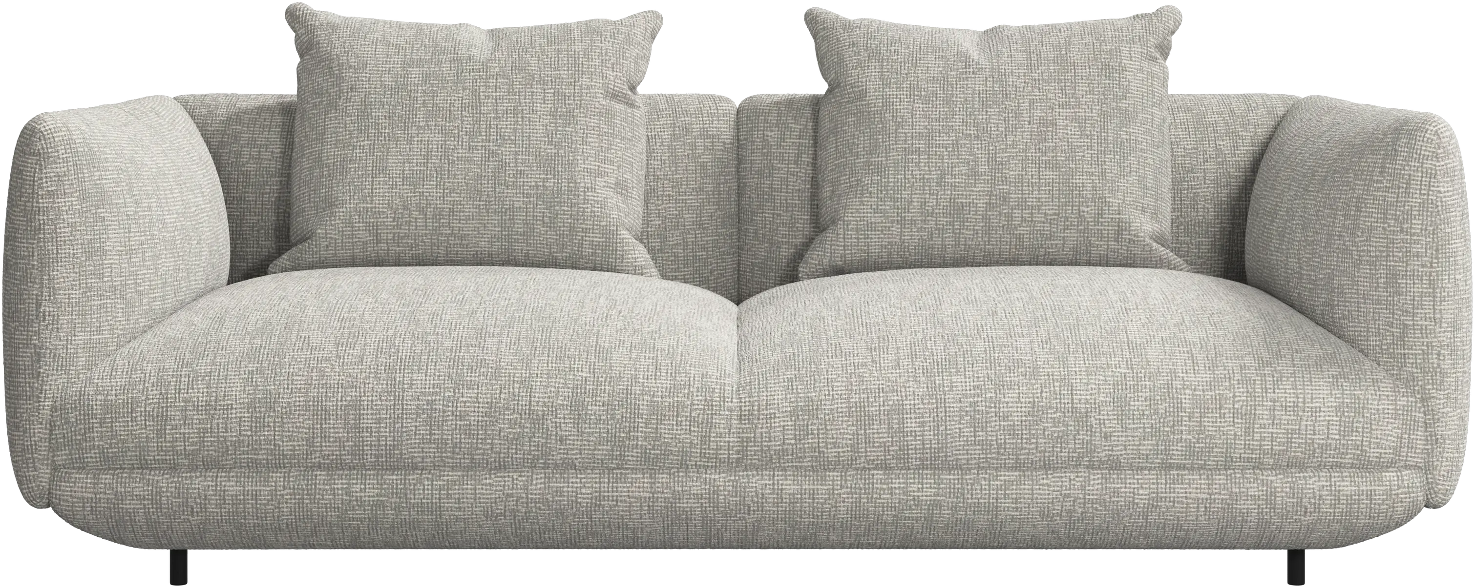 大阪府　ホワイト バブルデザイン 2,3人掛けソファ lushroom カウチソファ 3人掛け 背もたれ可動式 ファブリック ソファー